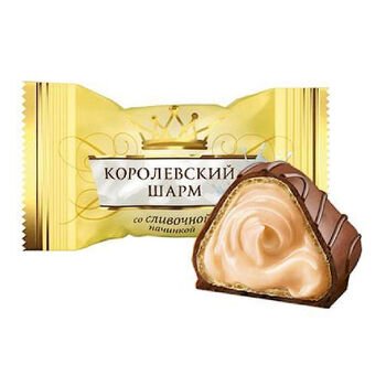 Cukriky čokoladov&eacute; s kr&eacute;movou n&aacute;plňou AVK