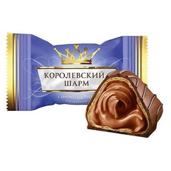 Cukriky čokoladov&eacute; s čokol&aacute;dovou n&aacute;plňou AVK
