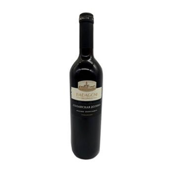 Vino červen&eacute; polosladk&eacute; Badagoni Alazani