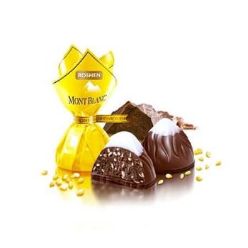 Cukriky čokoladov&eacute; Roshen so sezamom Mont Blanc