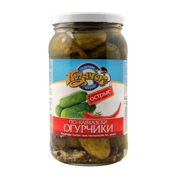 Uhorky nakladan&eacute; pikantn&eacute;