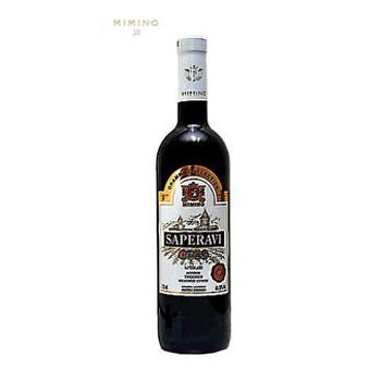 V&iacute;no červen&eacute; such&eacute; Saperavi Mimino
