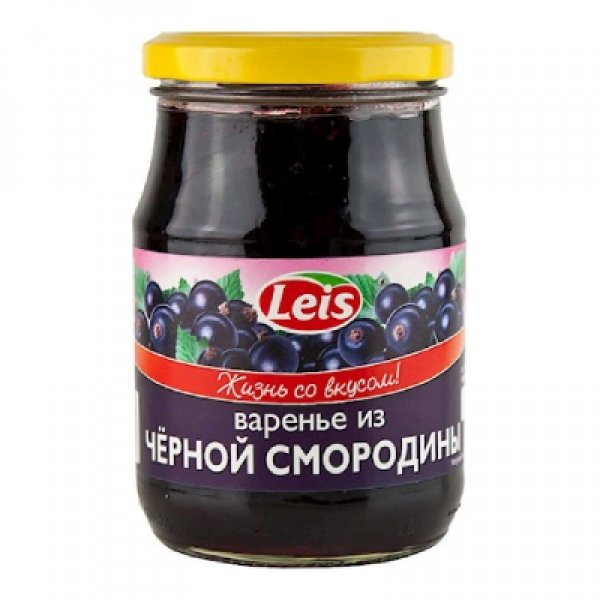 Džem z čiernych r&iacute;bezl&iacute; Leis