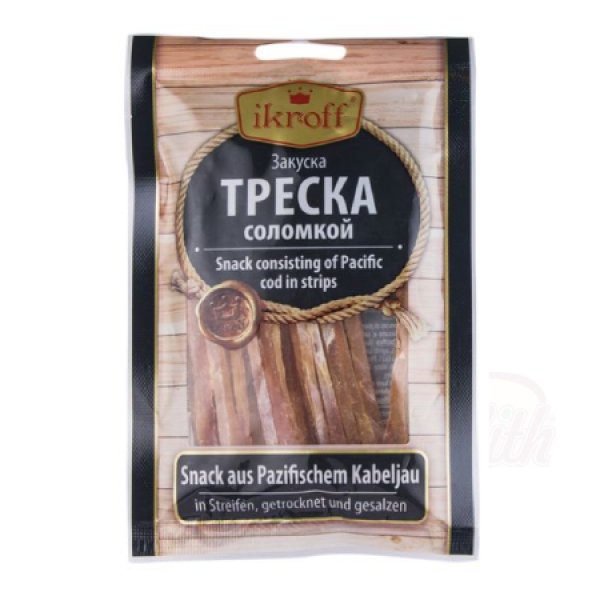 Ryby su&scaron;en&eacute; solene Treska