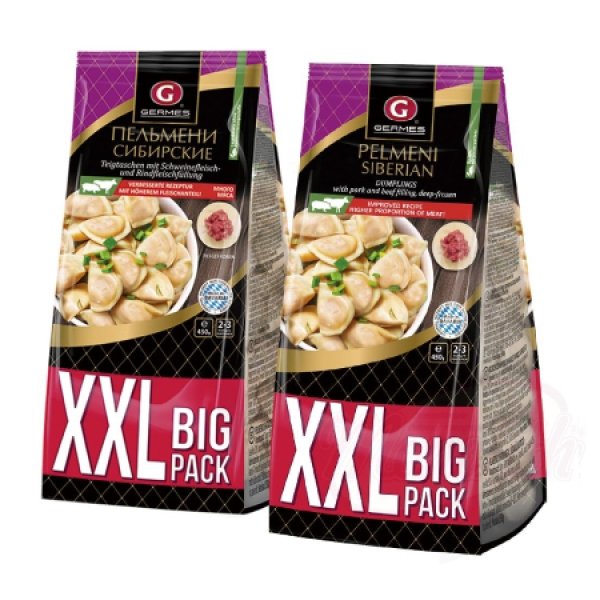 Pelmeni XXL s hov&auml;dzim a bravčov&yacute;m m&auml;som