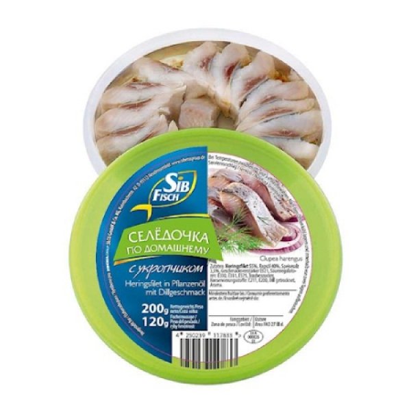 Filet zo sleda v oleji s k&ocirc;prom