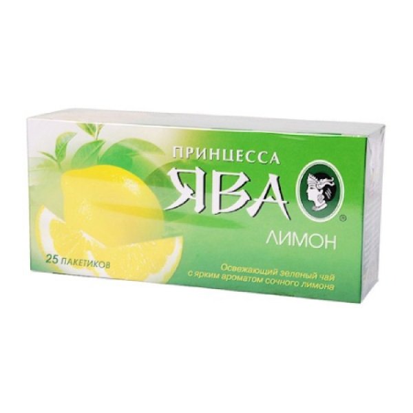 Zelen&yacute; čaj Prinzessa Java s citronom