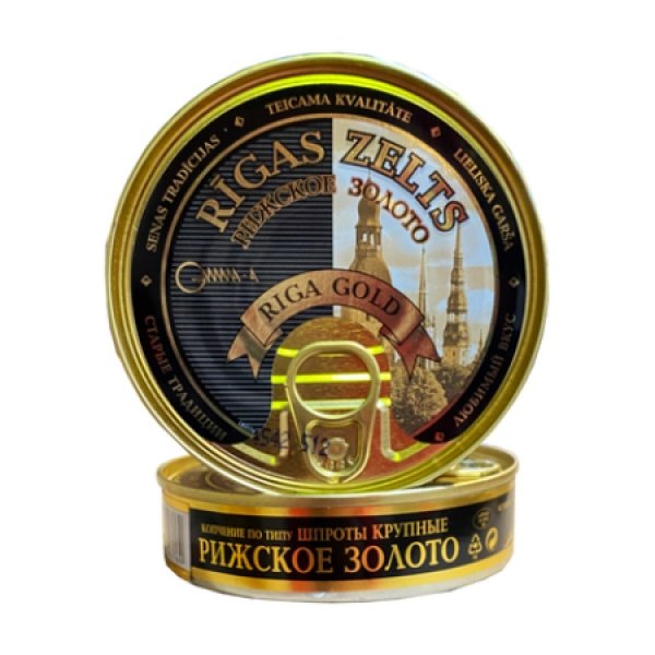 &Scaron;proty v oleji XXL Riga Gold