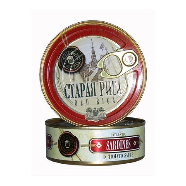 Sardinky atlantick&eacute; v paradajkovej om&aacute;čke Old Riga
