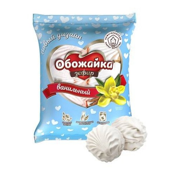 Zefir vanilkov&yacute; Obozhajka